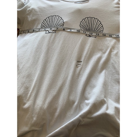 Lulusimonstudio Small Distressed Sea Shell White T Shirt - Picture 16 of 16